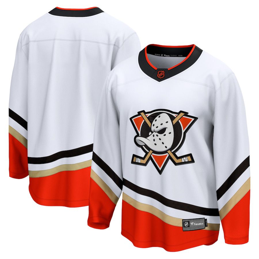 Men Anaheim Ducks Fanatics Branded White Special Edition Breakaway Blank NHL Jersey->anaheim ducks->NHL Jersey